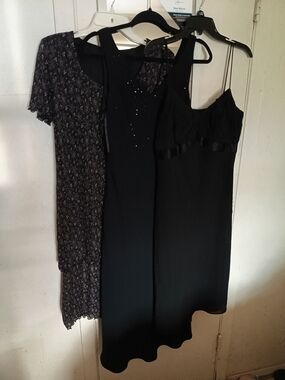 White Stag Black Floral Sleeveless Dress